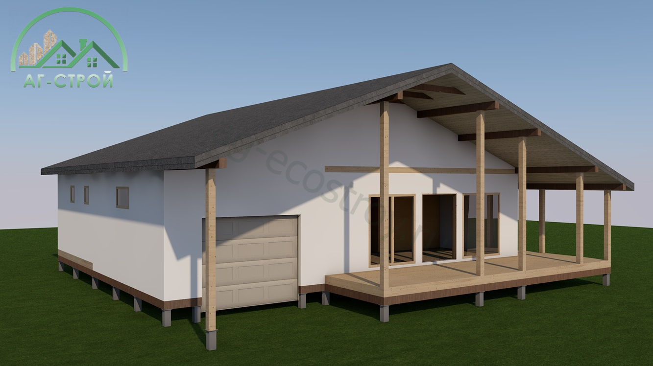 Домокомплект в 1 этажа "Малоярославец-140"