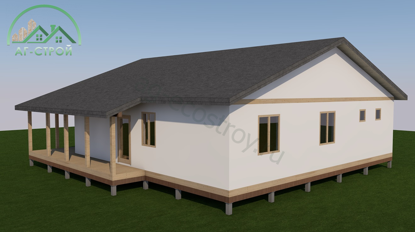 Домокомплект в 1 этажа "Малоярославец-140" — изображение 2