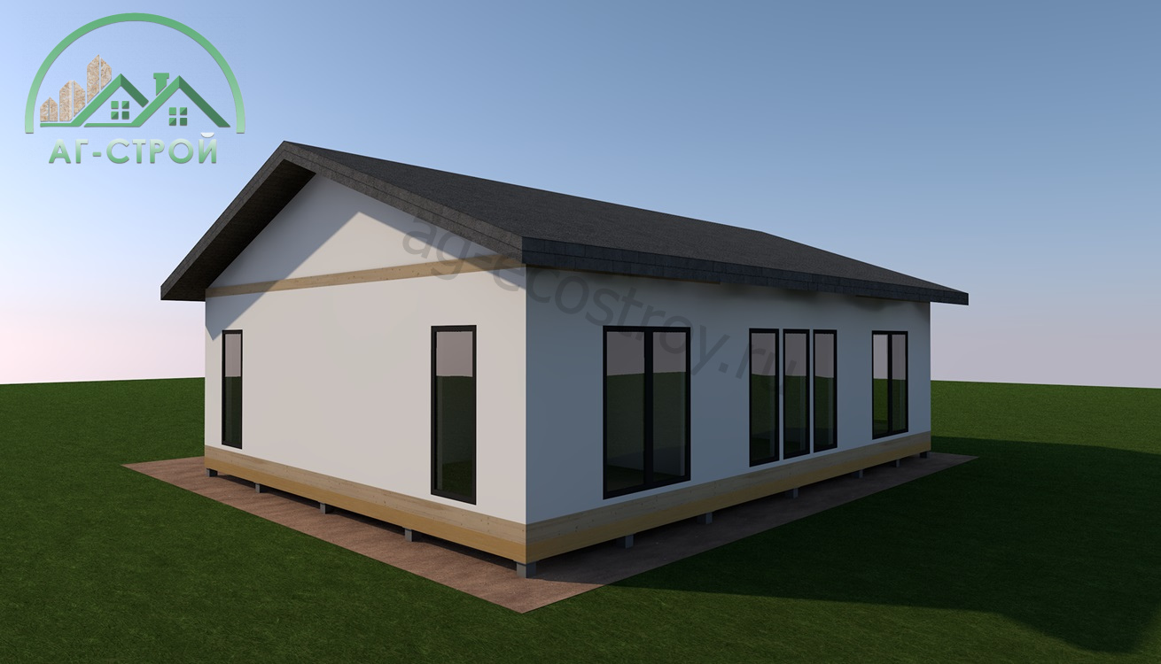 Домокомплект в 1 этажа 9х12 м "Артёмово-109" — изображение 2