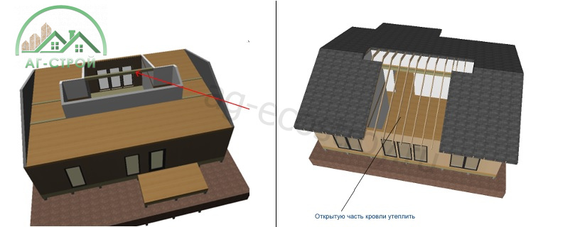 Домокомплект в 1 этажа 9х12 м "Артёмово-109" — изображение 4